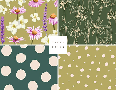 Meadow Floral Pattern Collection