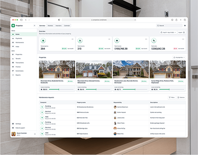 Project thumbnail - Propwise: Property Management Web App SaaS Dashboard