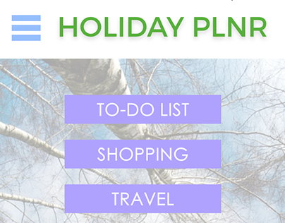 Holiday Planner App