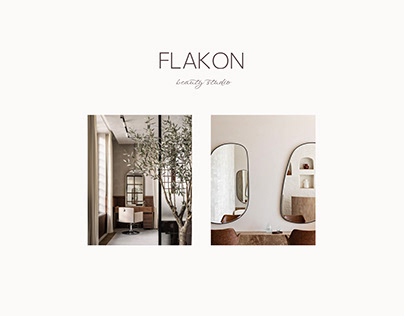 Фирменный стиль для салона красоты Flakon