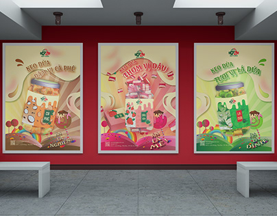 POSTER CANDY COCONUT / KẸO DỪA