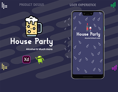 Alcohol Delivery Application UI/UX | Android | XD