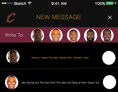 CAVS UI CHAT FOR NBA 2016-2017