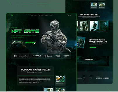 Nft Game l Game Landing Page