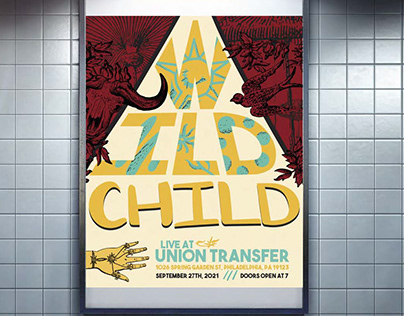 Wild Child Band Gig Poster and Other Media