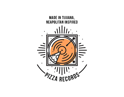 Pizza Records branding