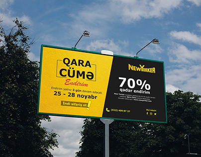 NewYorker üçün hazırladığım həvəskar billboard