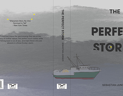 The Perfect Storm Novel Redesign Mockup