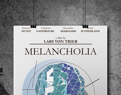 Lars Von Trier Melancholia poster design