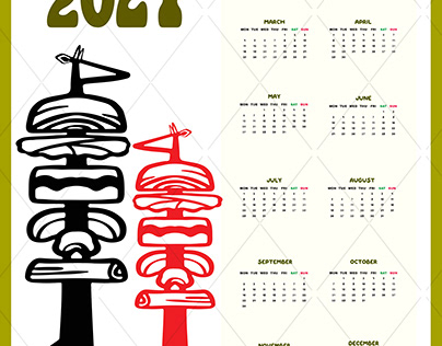 2024 Giraffe Kebab calendar