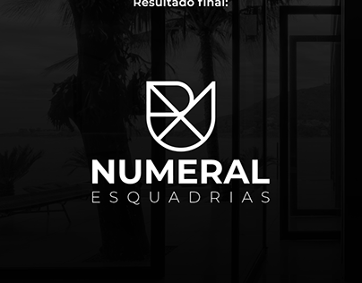 Logotipo Numeral Esquadria