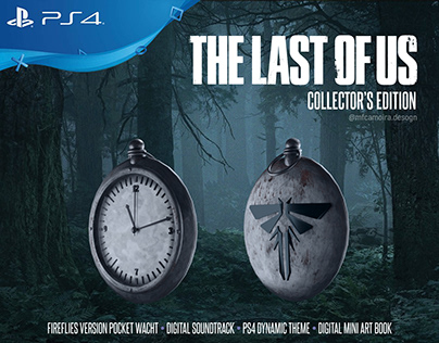 Relogio de bolso em 3D - tema: The Last Of Us