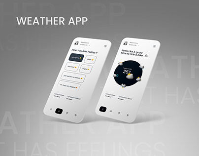 Weather App That Has Feelings - UI Design