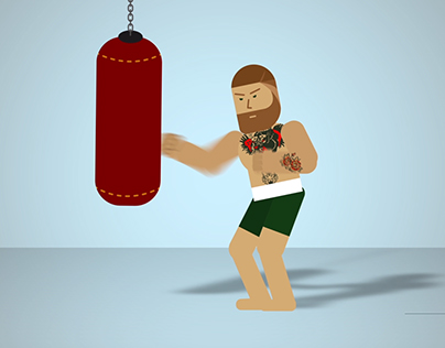 Conor McGregor’s heavy bag workout.