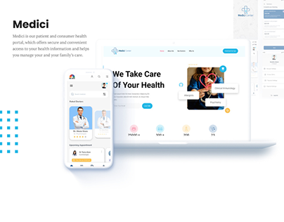 Medici - medical center website & mobile app