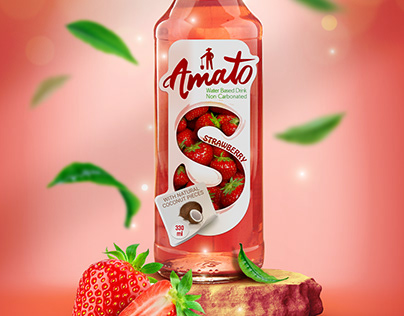 Amato Juice Lable Design