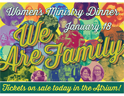 We Are Family - 2016 Women's Ministry Dinner promo