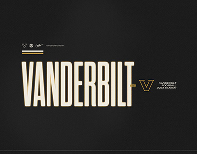 2023 Vanderbilt Football Season Branding