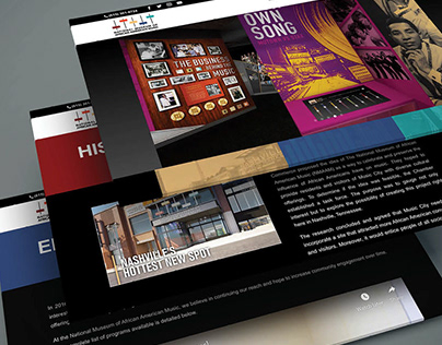 National Museum of African American Music - Web Design