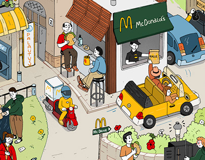 McDonald’s Finland illustration