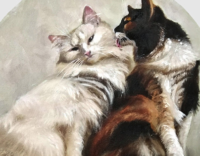Pet portraits painting