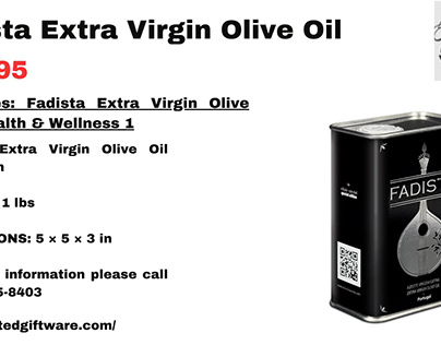 Fadista Extra Virgin Olive Oil
