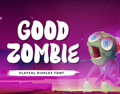 Good Zombie - Playful Display Font