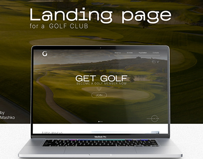 Landing page/Дизайн сайта - GOLF CLUB