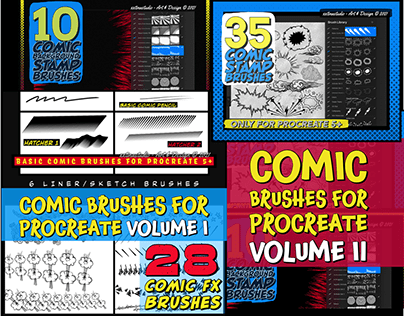 Comic Brush Kit for Procreate