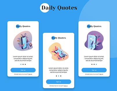 Quote App design