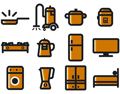 Houseware Icons Animation