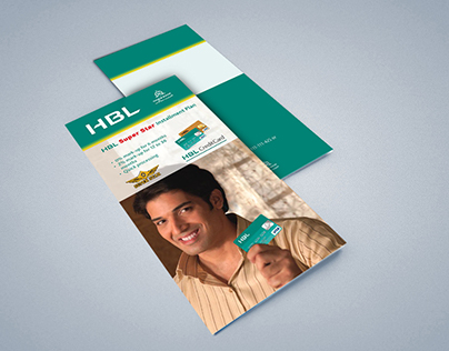 HBL (Habib Bank Limited) flyer and press ad