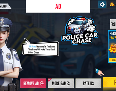 Police Car Chase UI
