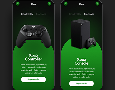 Mobile site for Xbox