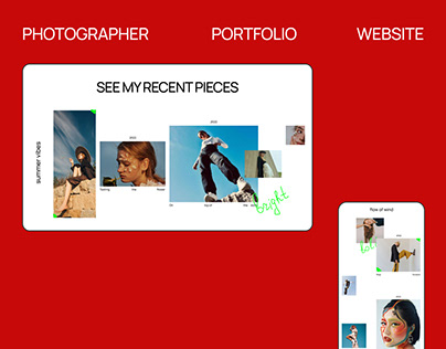 Photographer portfolio website