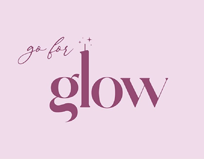 "go for glow" Branding ✨