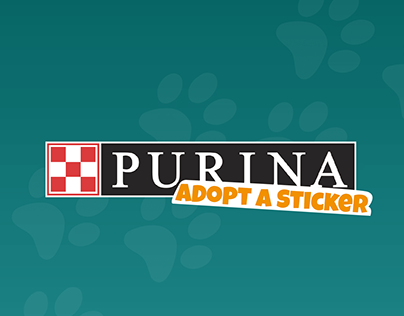 Purina - Adopt a Sticker | Social Activation