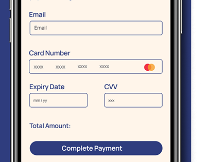 Prototype animation for a payment check-out Flow