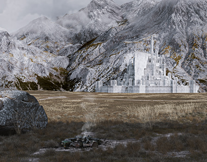 LOTR scene — Gandalf going to Minas Tirith on Behance