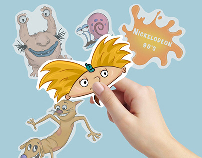 “Nickelodeon 90’s” Stickers