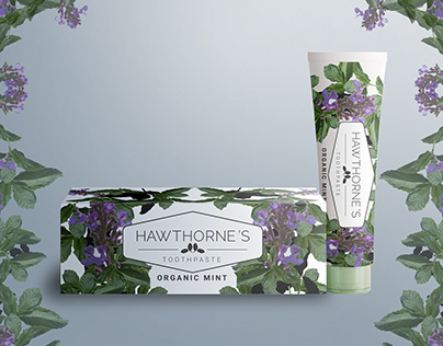 Hawthorne's Toothpaste Package Design