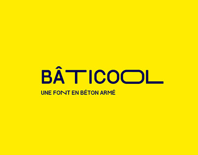 Bâticool — Font design