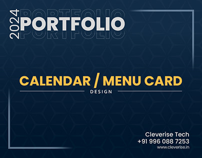 Calendar / Menu Card Design