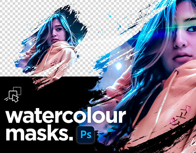 Beautiful Watercolour Masks & Shapes Pack