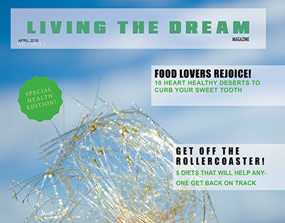 Living the Dream- Mock Magazine Cover