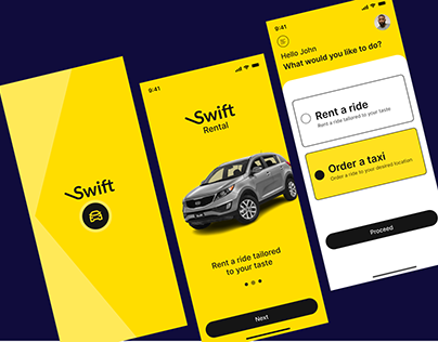 Swift (A ride hailing agency app)