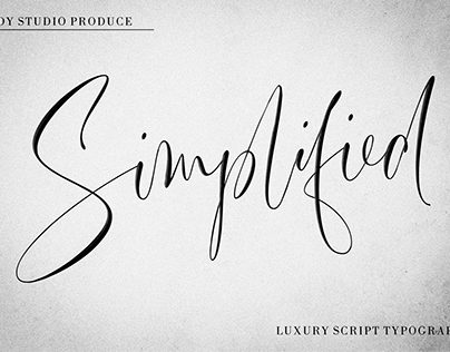 Simplified – Casual Chic Font