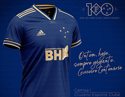 Camisa Cruzeiro - Uniforme 1 - Centenário