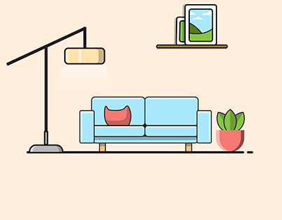 sofa illustration project