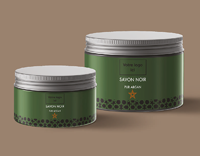 Packaging Savon Noir